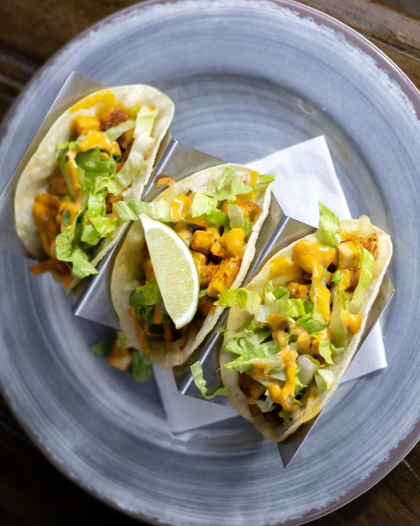 Happy Cinco de Mayo 🌮 We just switched up one of our street tacos &ndash; try our grilled chicken tacos with lettuce, cheese &amp; chipotle aioli along with a margarita!
