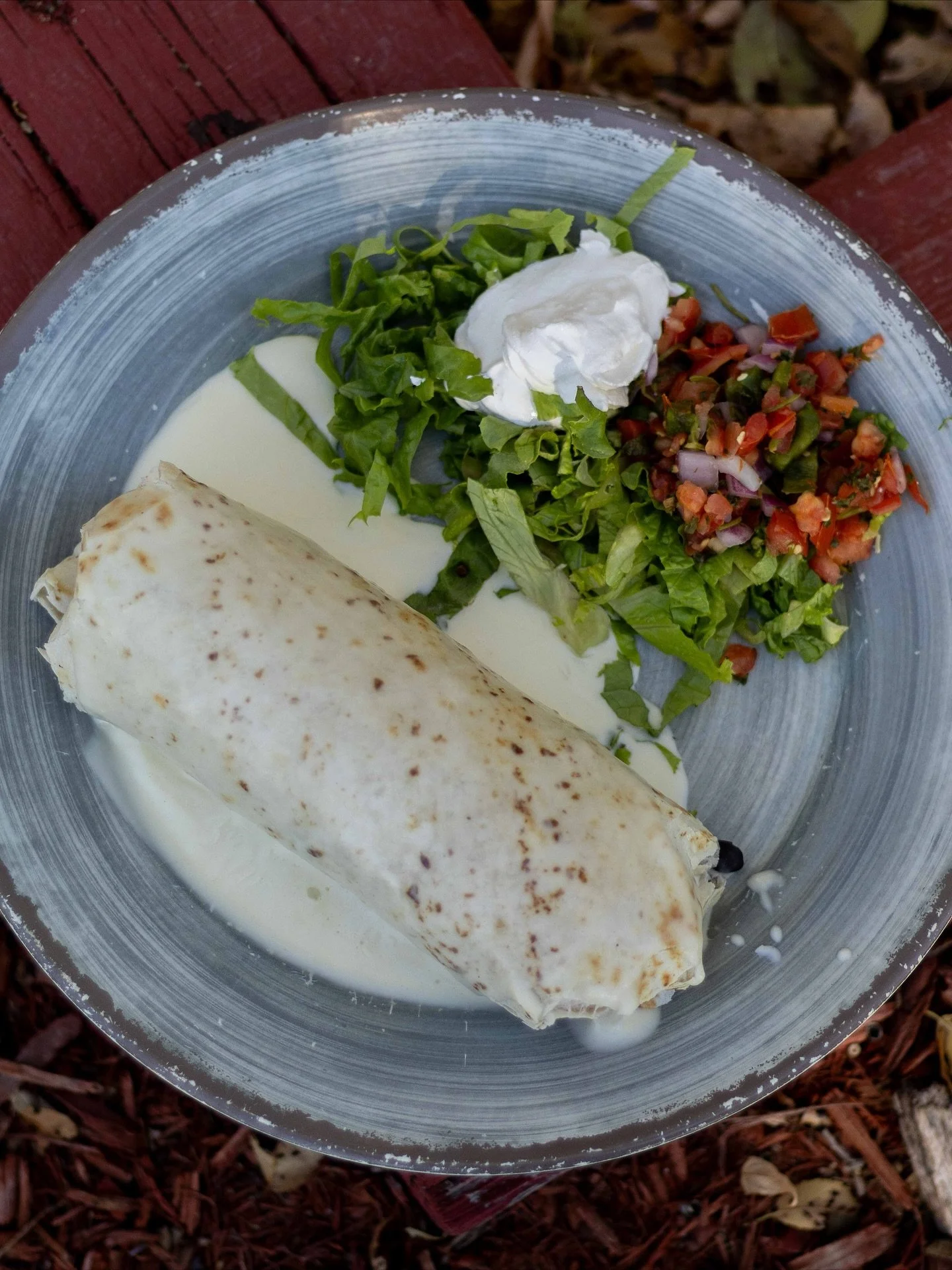 TUESDAYS IN NOVEMBER: WET BURRITO 🌯
chicken &bull; mexican rice &bull; avocado &bull; black beans &bull; monterey jack cheese &bull; flour tortilla &bull; smothered with white queso &bull; lettuce, pico de gallo &amp; sour cream on side