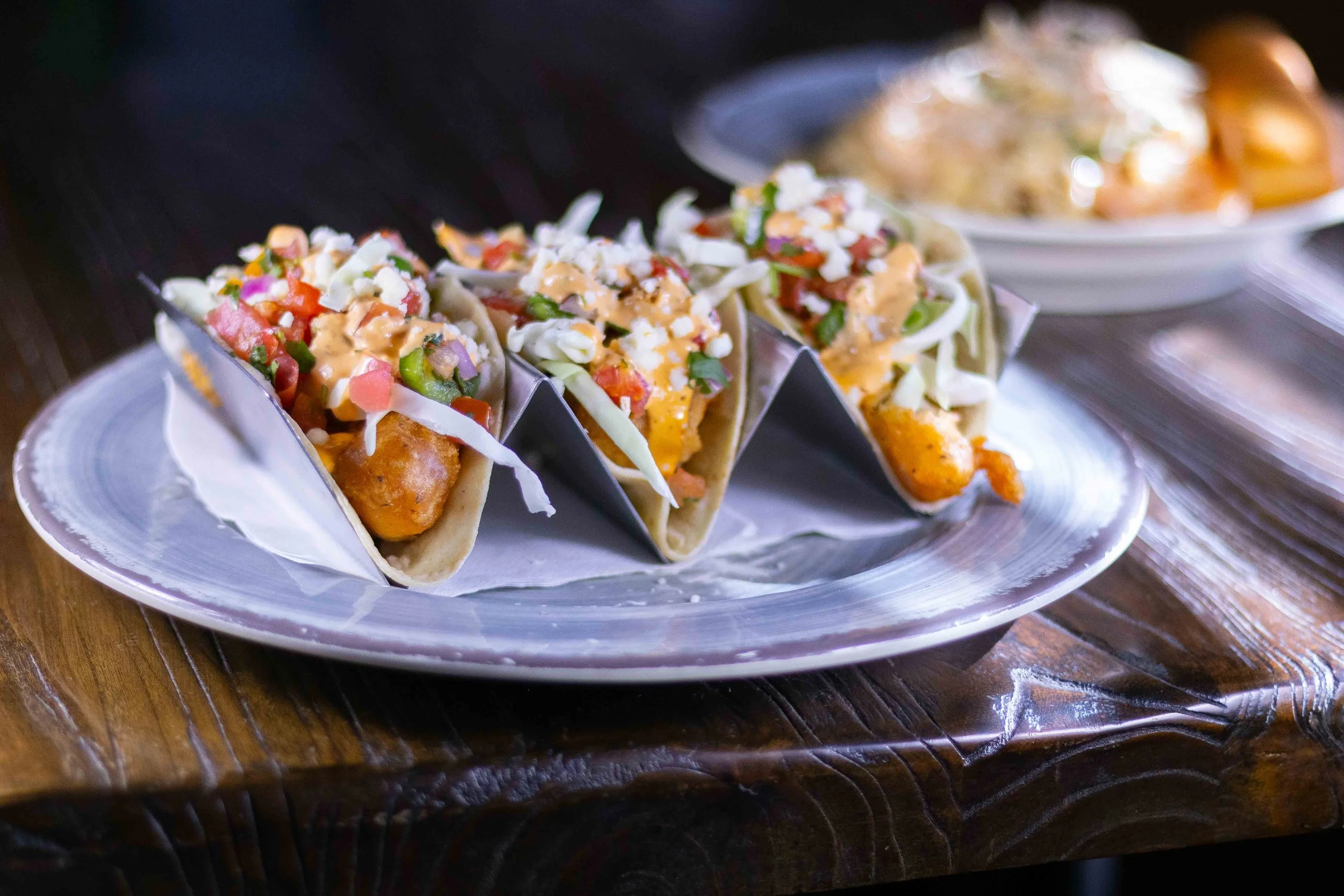 Yankee Tavern Fried Catfish Tacos