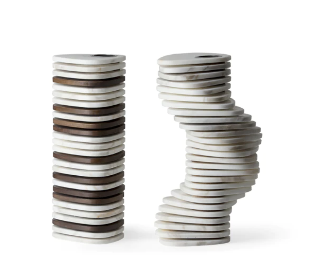 Ply Marble Sculpture Vase