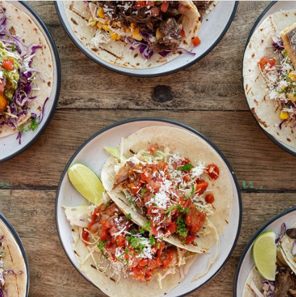 Mexican tacos at Alma Surfers Paradise, served near Cavill Avenue before a night out