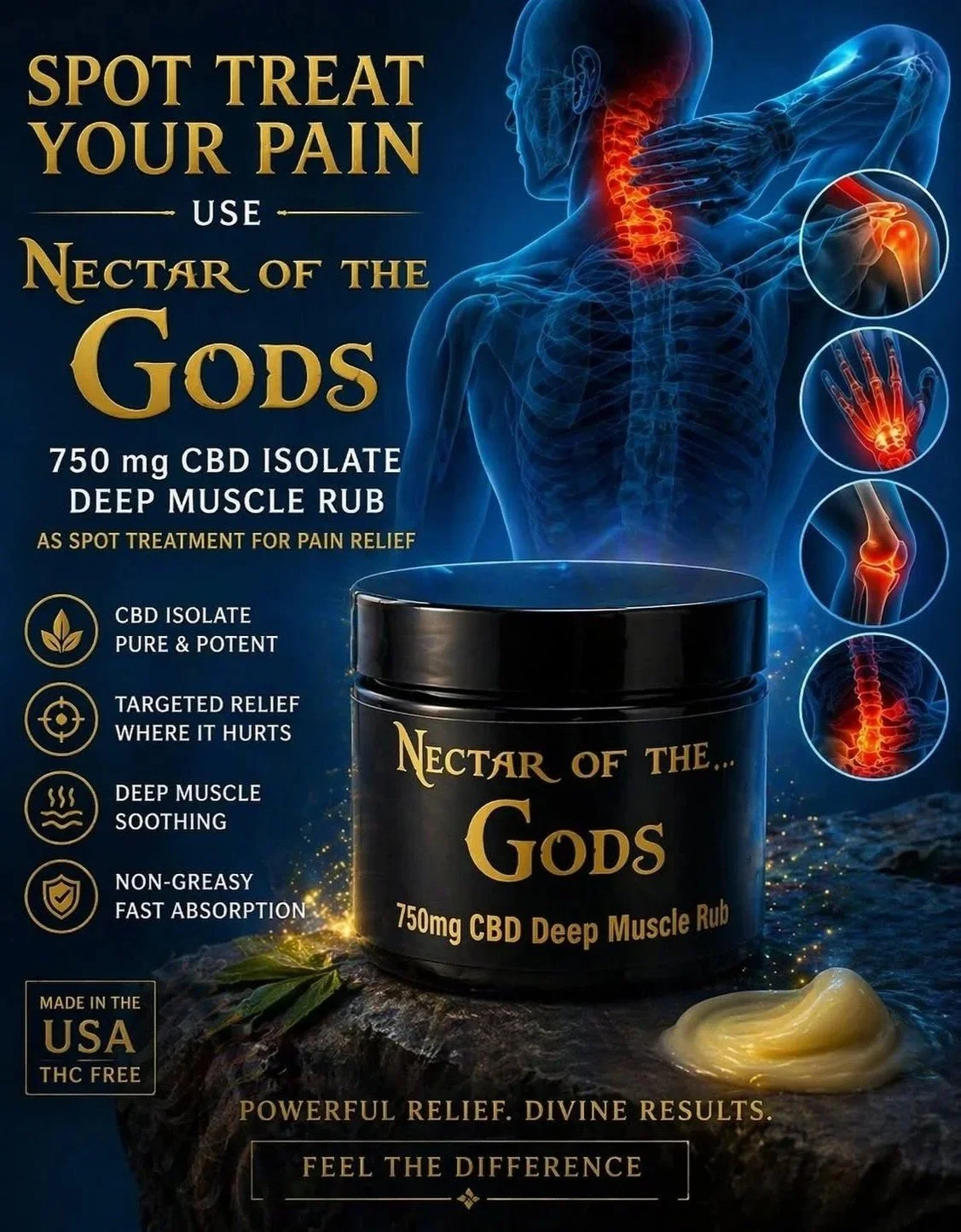 Nectar Of The Gods Muscle Rub