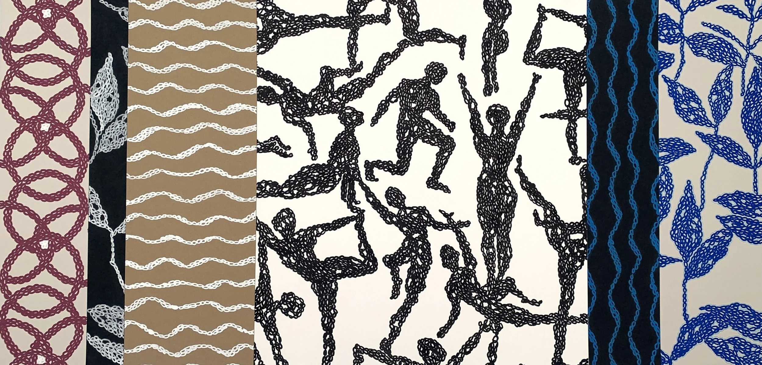 Yoga Cuneiform II - 14.5" by 30"