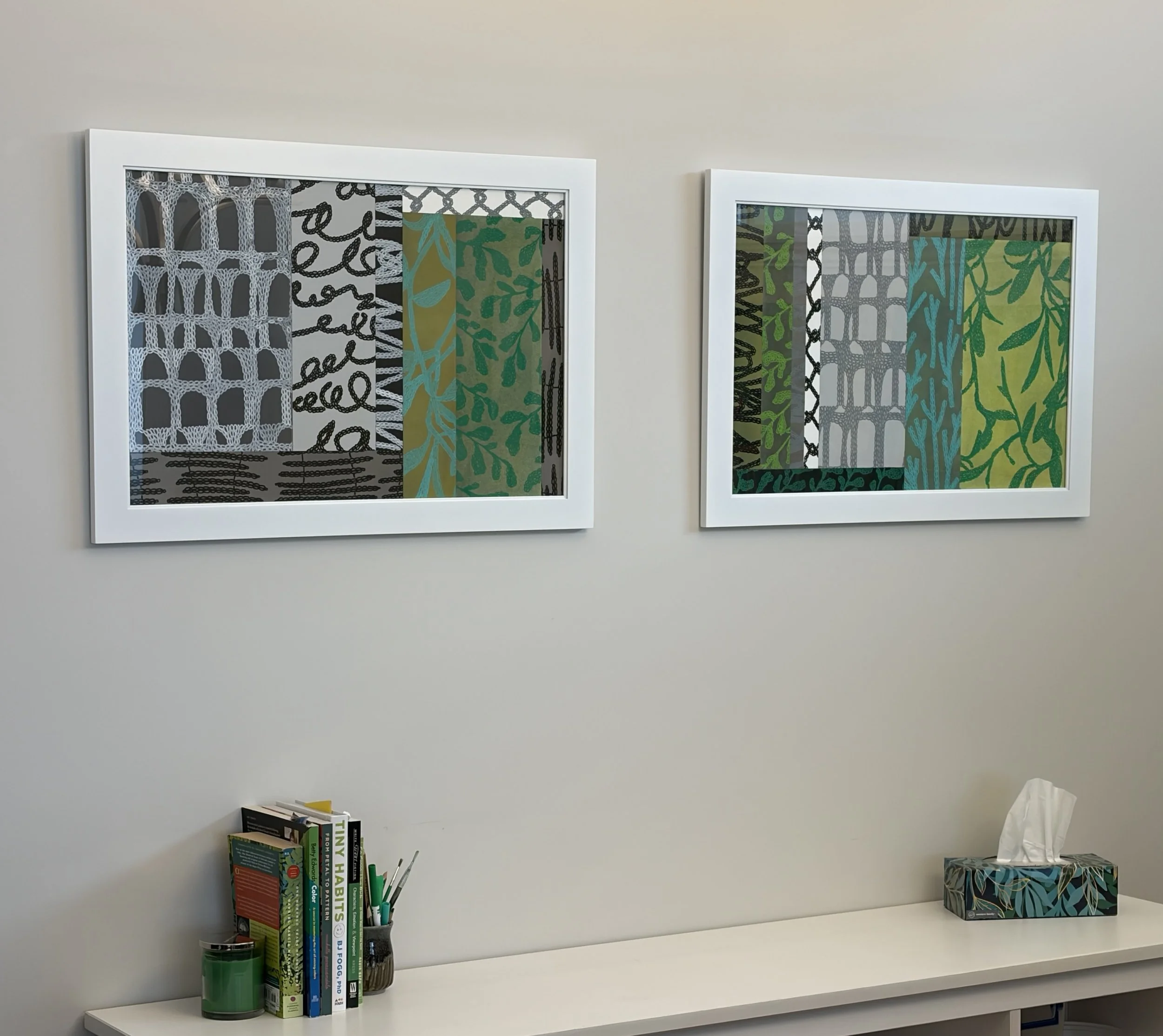 Enclosure / Exposure I & II diptych