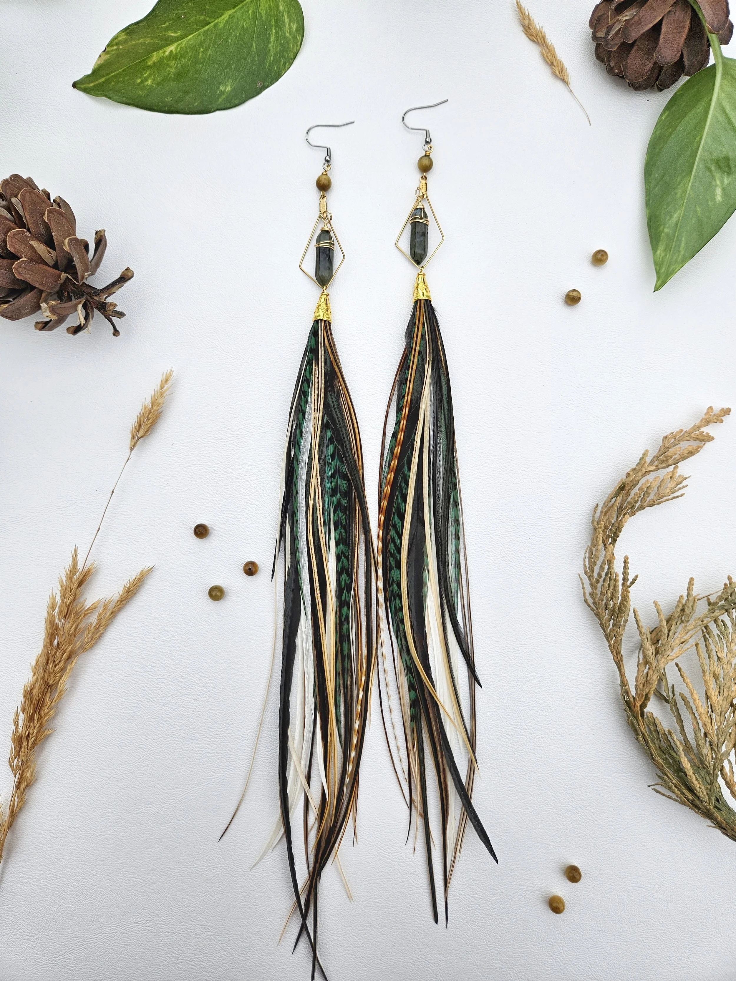the "compass" earrings