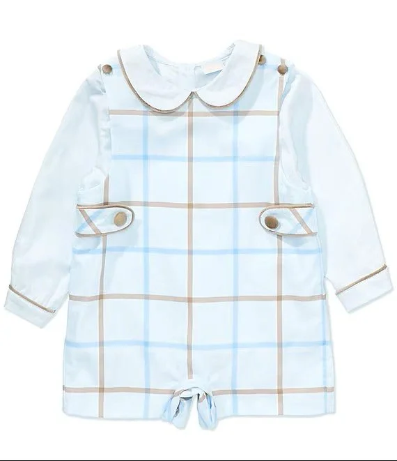 EDGEHILL COLLECTION | X The Broke Brooke Little Boys Jensen Plaid Jon Jon