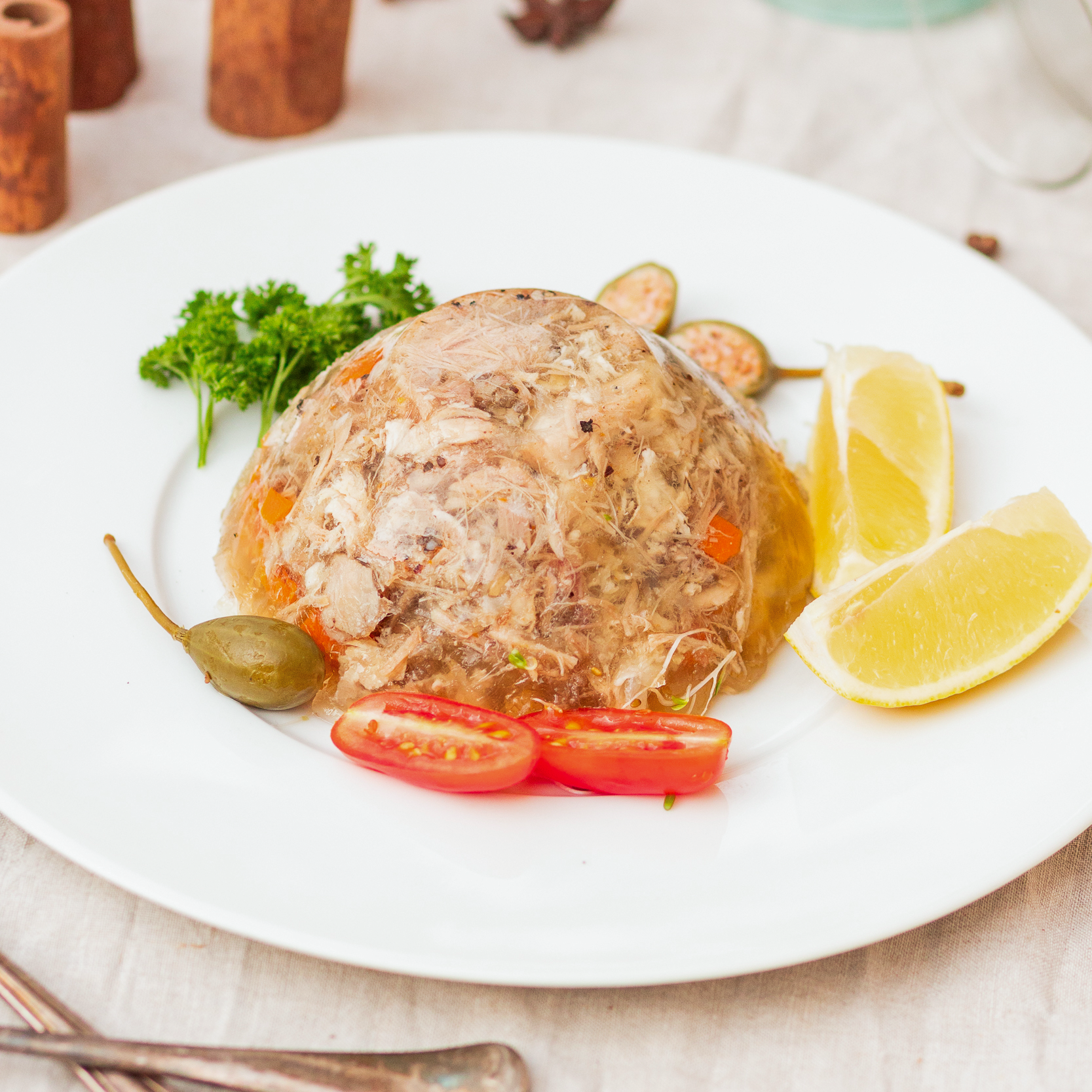 Tradycyjne nóżki w galarecie