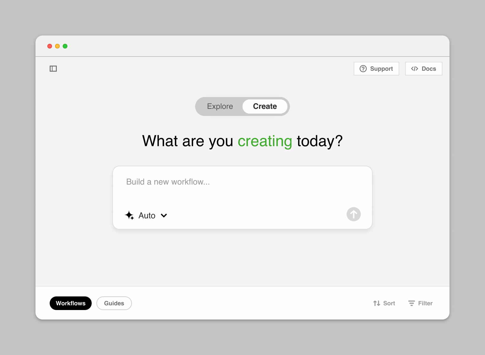 Describe workflow