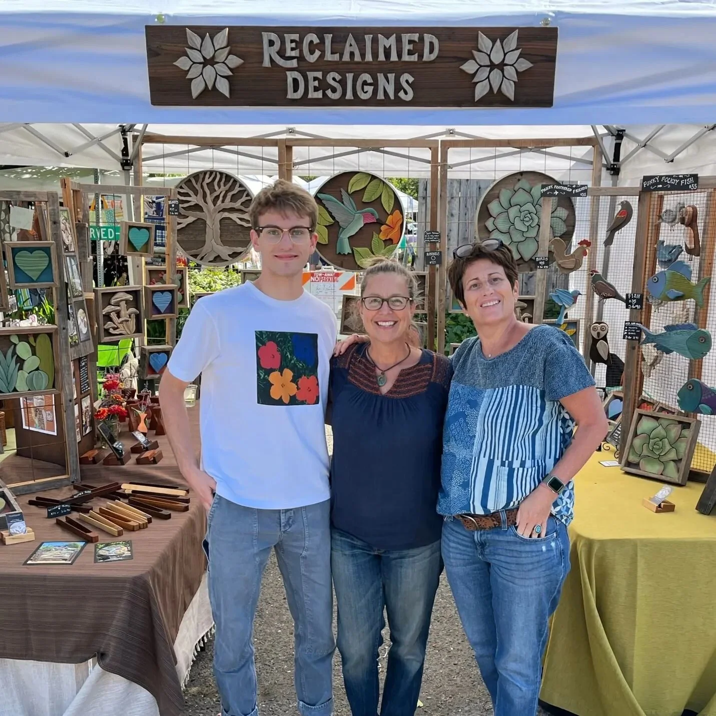 What a fine fine day it was at the Petaluma Art and Garden Festival!  Thanks to all of you who stopped by and made this my best fair yet.  And especially huge thanks to my buddies @hkalison and son @calv_may who helped me from setup to takedown...(an