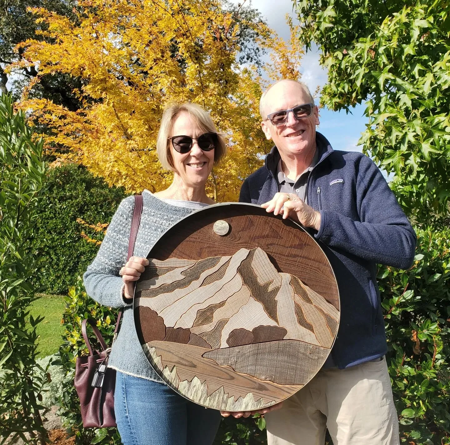 It's a real pleasure to have local customers visit my shop and see my whole process, as these two did for their anniversary gift. 

My next event is Dec 1,2 and 3rd at the Sonoma Community Center Winter Art Market with over 50 artisans selling their 