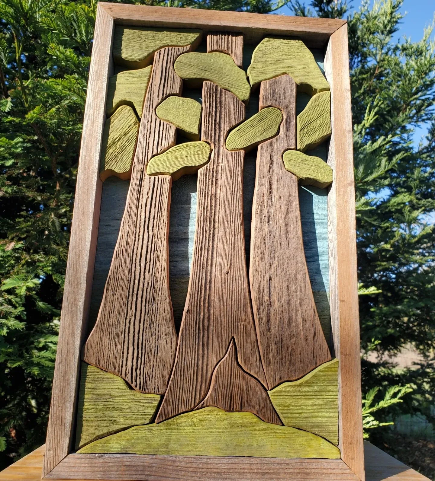 I cant tell you why, but when old growth redwood ages, it gets a special texture that can only make me think of redwood bark...so here are some beautiful old growth barnwood boards representing what they probably used to look like!  And here is the r