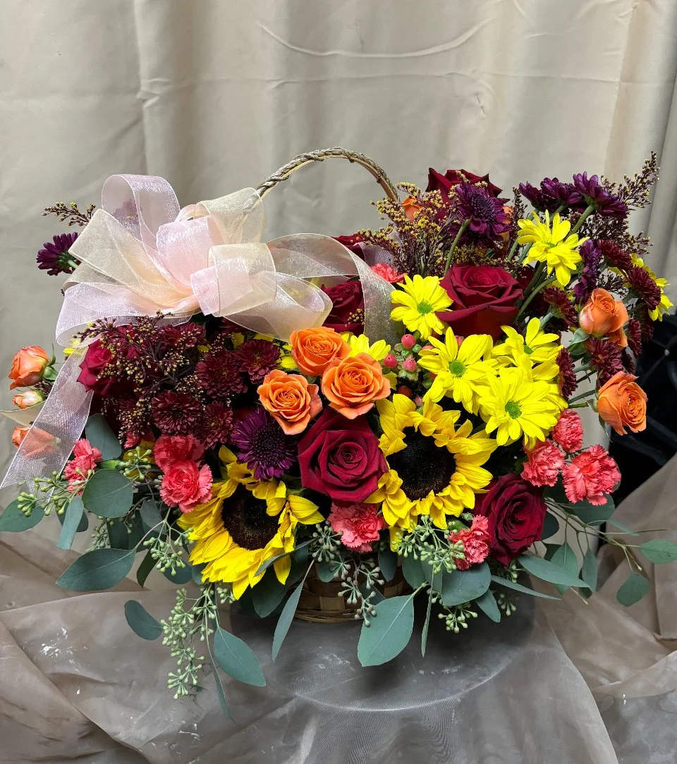 Autumn’s Village Basket