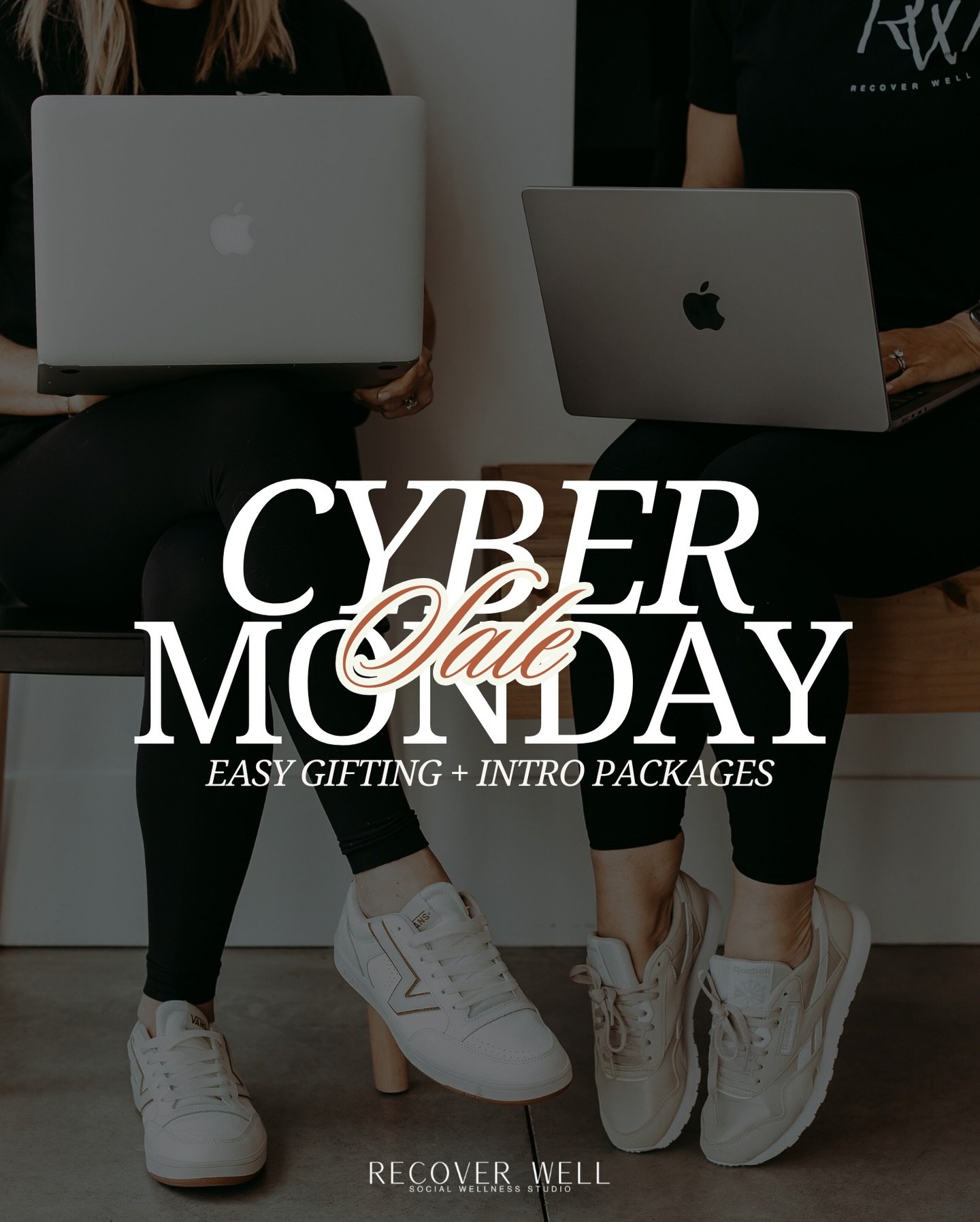 🚨 Cyber Monday, but make it wellness! 🚨

It&rsquo;s Day 4 of our stacking sale, and we saved the best for last:

🎁 One Month Unlimited for $150 (normally $220!) &ndash; perfect for trying it all.
🎁 Two Weeks Unlimited for $100 &ndash; this very r