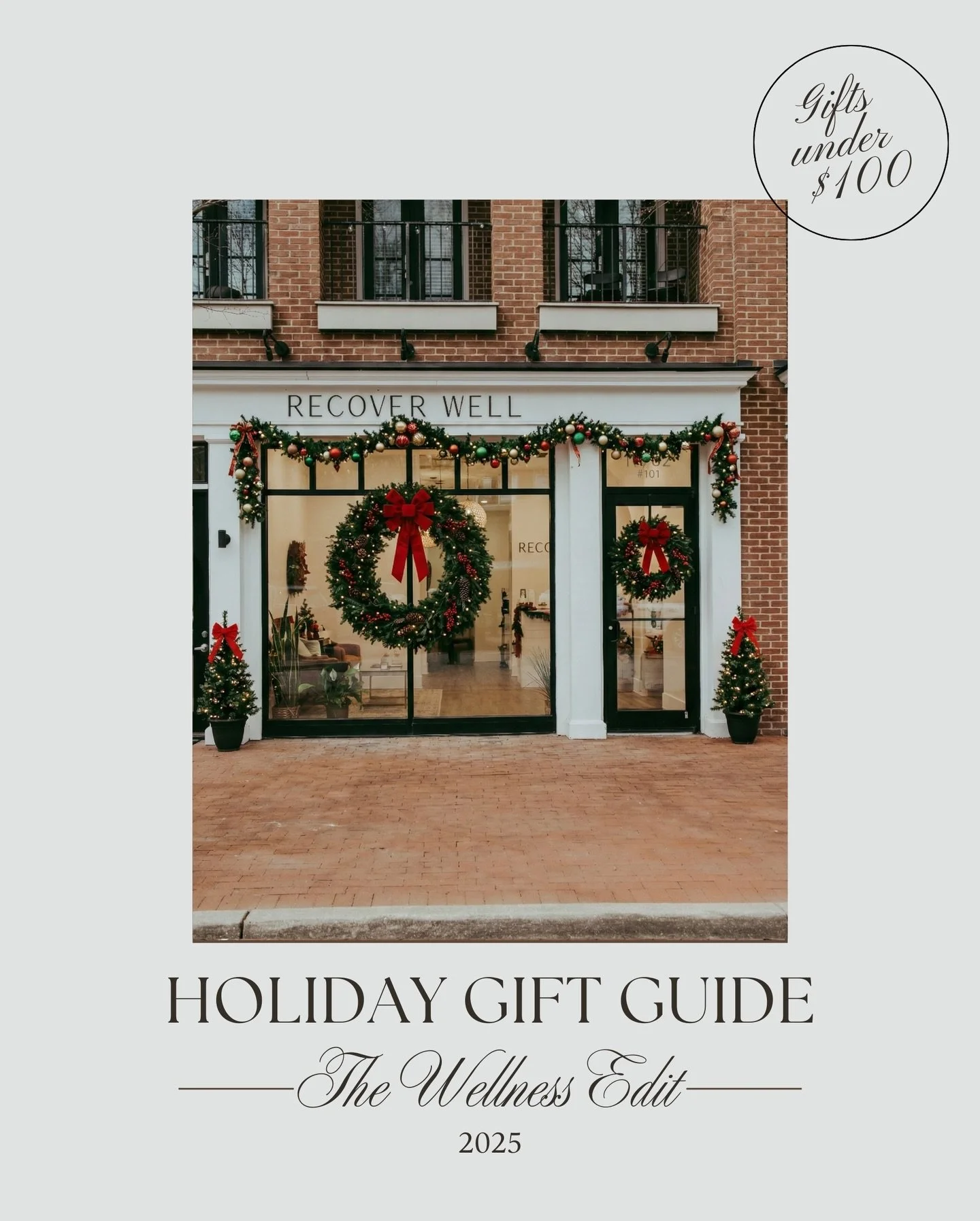 𝘚𝘬𝘪𝘱 𝘵𝘩𝘦 𝘴𝘩𝘪𝘱𝘱𝘪𝘯𝘨 𝘥𝘳𝘢𝘮𝘢 &mdash; 𝘴𝘩𝘰𝘱 𝘭𝘰𝘤𝘢𝘭 𝘢𝘯𝘥 𝘨𝘪𝘷𝘦 𝘵𝘩𝘦 𝘨𝘪𝘧𝘵 𝘰𝘧 𝘧𝘦𝘦𝘭-𝘨𝘰𝘰𝘥 𝘷𝘪𝘣𝘦𝘴.🎁 

At Recover Well, we&rsquo;ve got elevated wellness for everyone on your list ! Cryo chills, sauna sweats, r