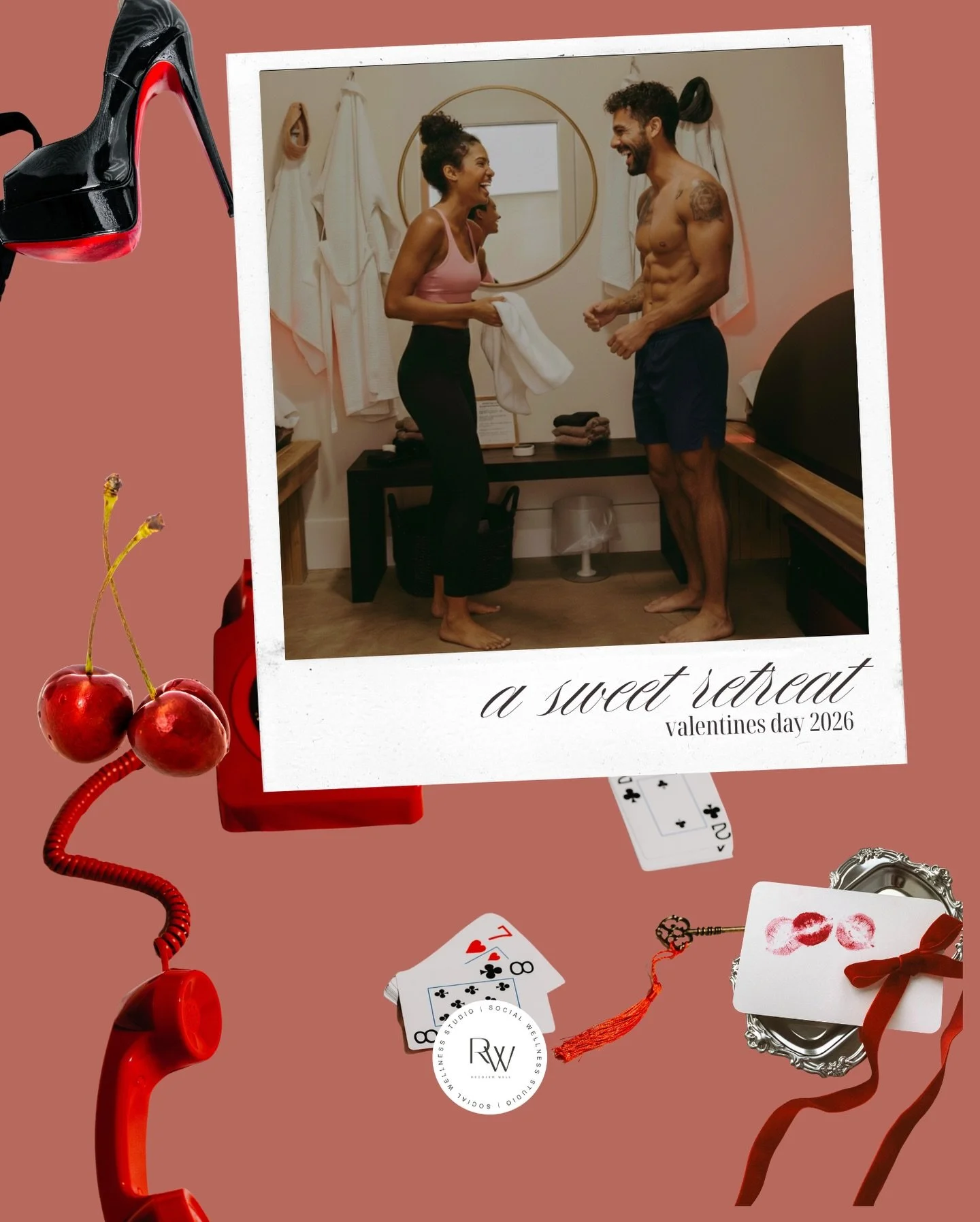 A Sweet Retreat is back. &nbsp;💕

Forget the roses. Skip the overpriced dinner. Bring your person (Valentine, Galentine, whoever) and do Tandem Contrast instead: 30 min in our infrared sauna + 3 min in the cryo chamber. Together.&nbsp;

Get sweaty. 