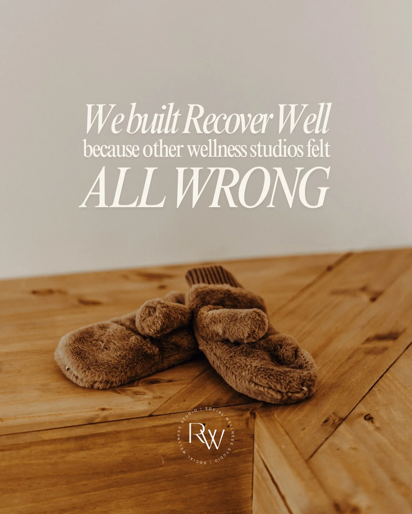 We built Recover Well because other wellness studios felt all wrong. 👉

Too clinical (like a doctor&rsquo;s office), too exclusive (like a private club), or cheap and gimmicky (chasing trends with zero attention to detail).

We wanted something diff