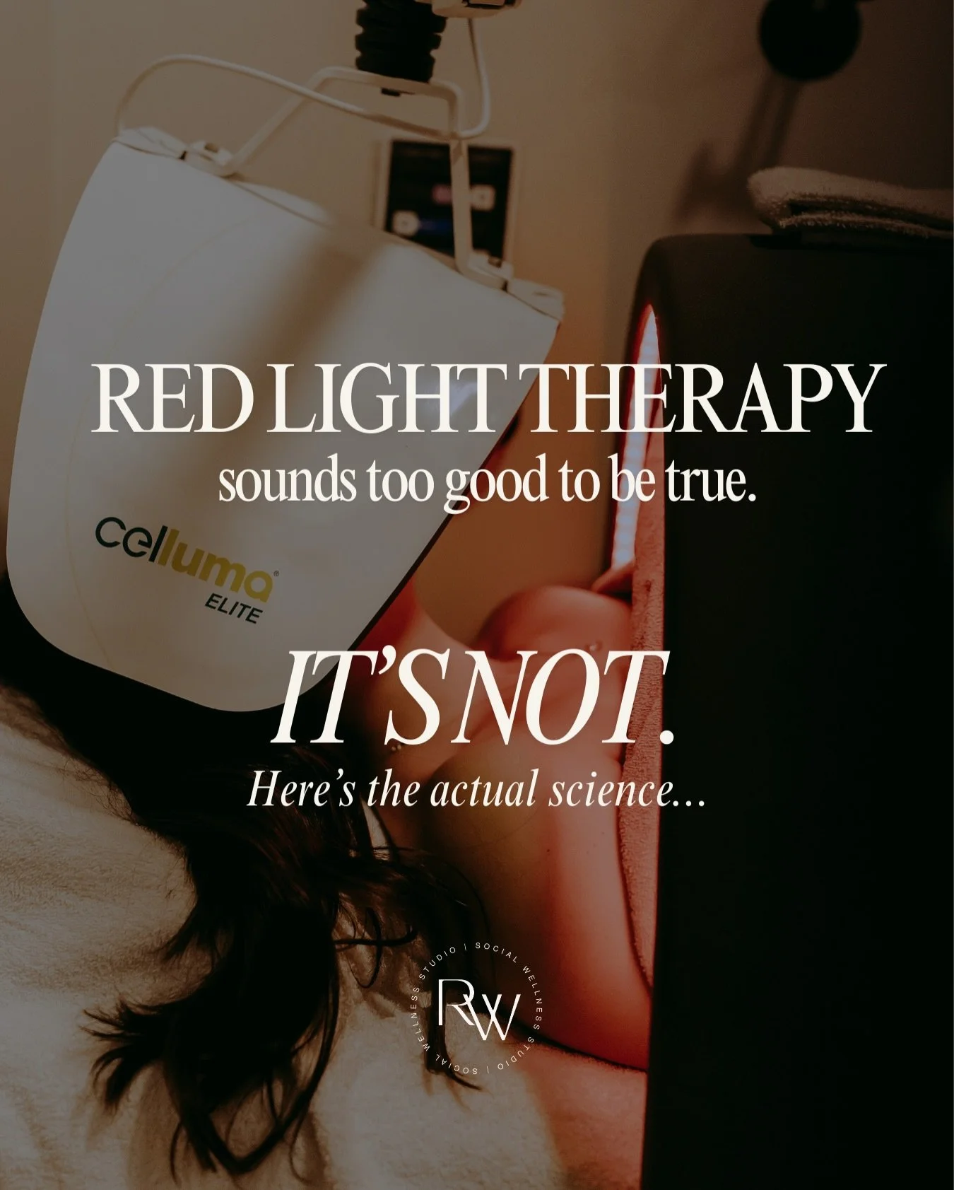 Red light therapy sounds too good to be true. It&rsquo;s not. 👉

We use the Celluma&mdash;a medical-grade, FDA-cleared red light device. And here&rsquo;s the best part: you can do it WHILE you&rsquo;re in the sauna, or solo if you prefer.💡

30 minu