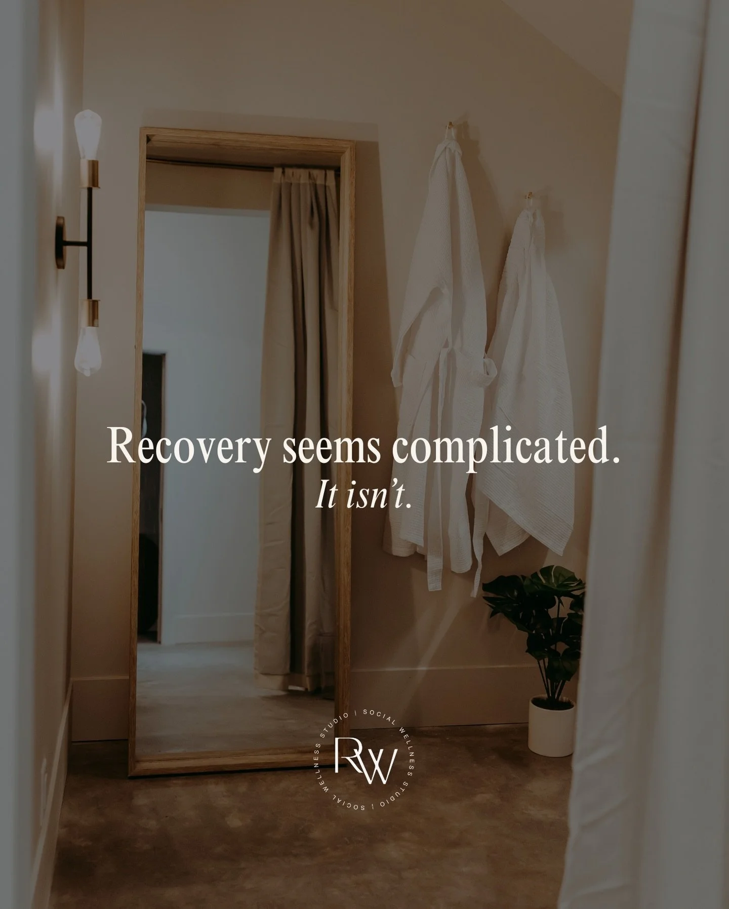 Recovery seems complicated. It isn&rsquo;t. 

Most people who come to Recover Well start with the sauna. Then go cold. That&rsquo;s contrast therapy &mdash; heat that releases everything you&rsquo;ve been carrying, cold that resets everything that&rs