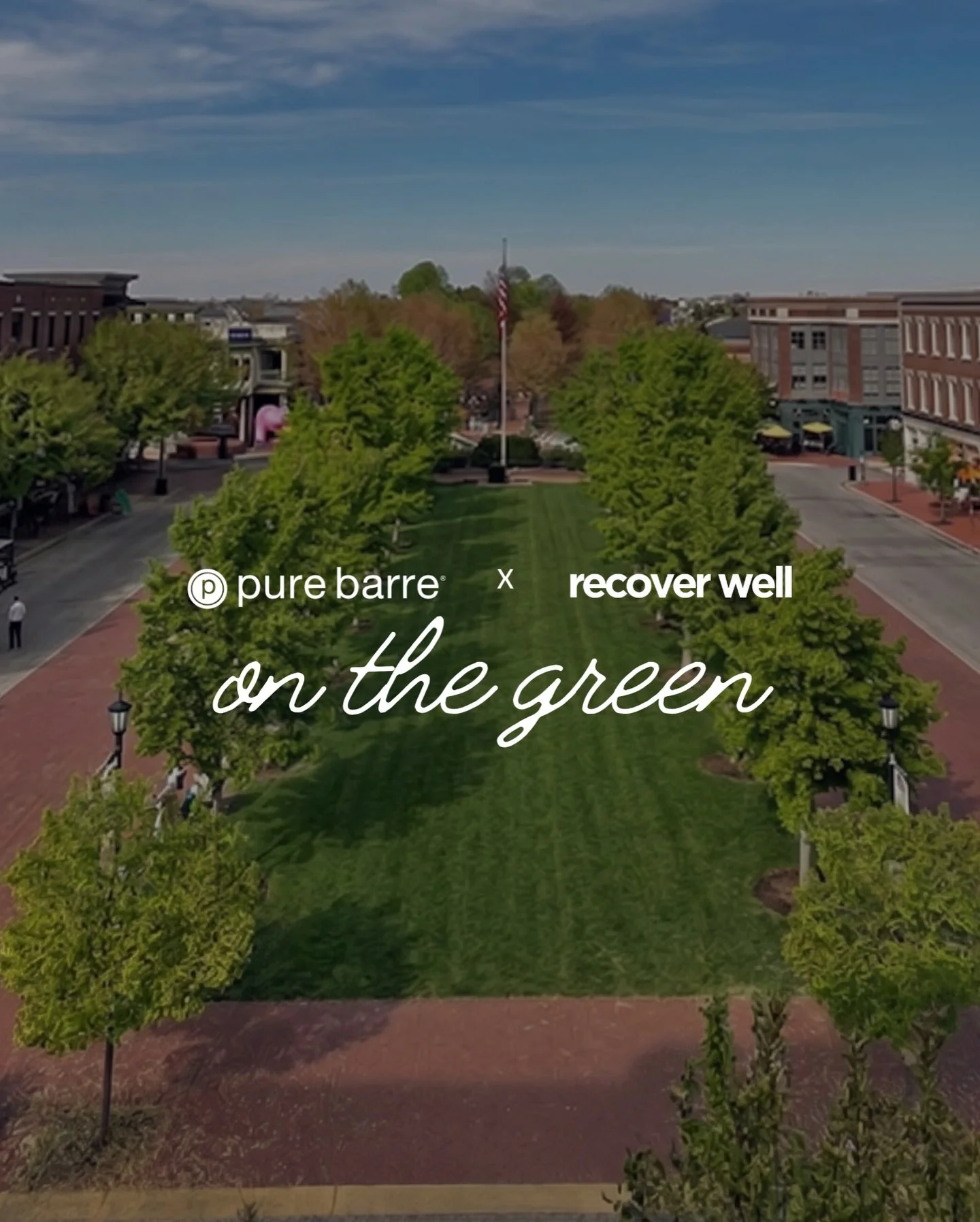 Two of your favorite things. One really good morning.

Pure Barre x Recover Well &mdash; Saturday, May 23rd at 10:30AM.
 
✔️ Outdoor barre class &mdash; $10 with code PUREOUTDOOR 
✔️ Complimentary water + snacks at the studio after 
✔️ Discounted cry