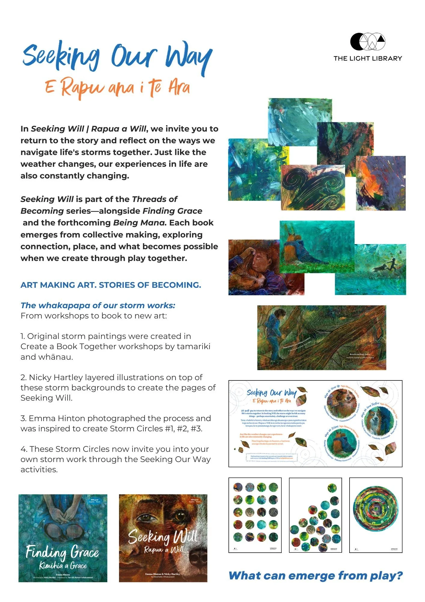 Art Making Art with The Light Library