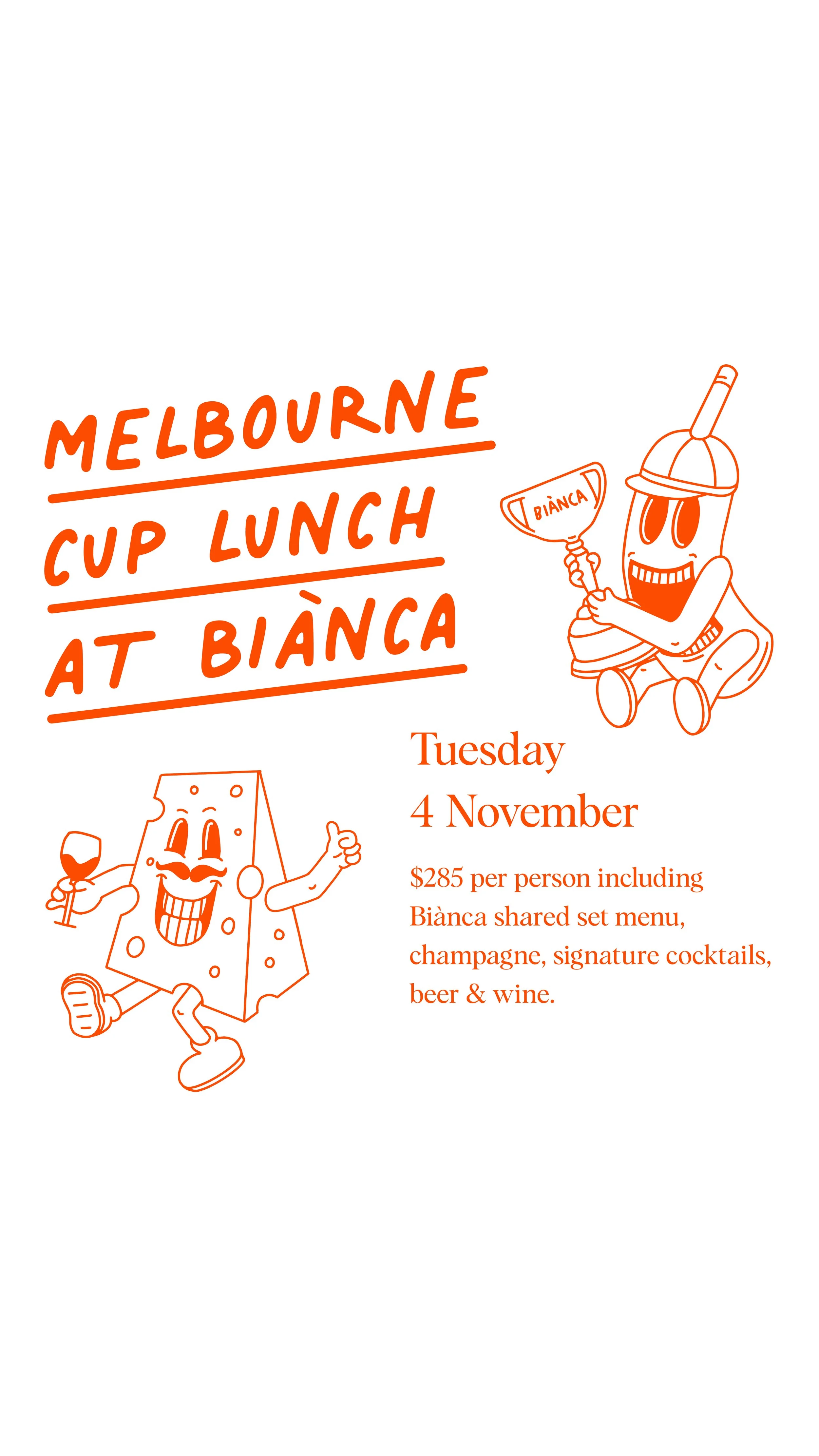 Melbourne Cup Lunch at Biànca