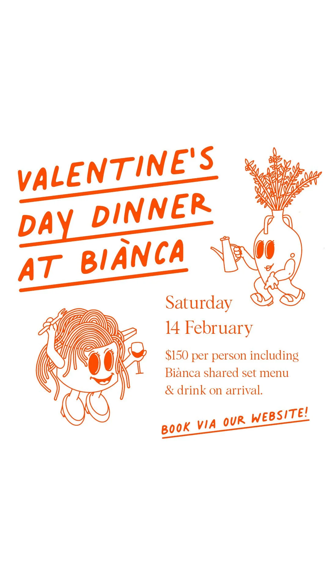 Valentine’s Day Dinner at Biànca