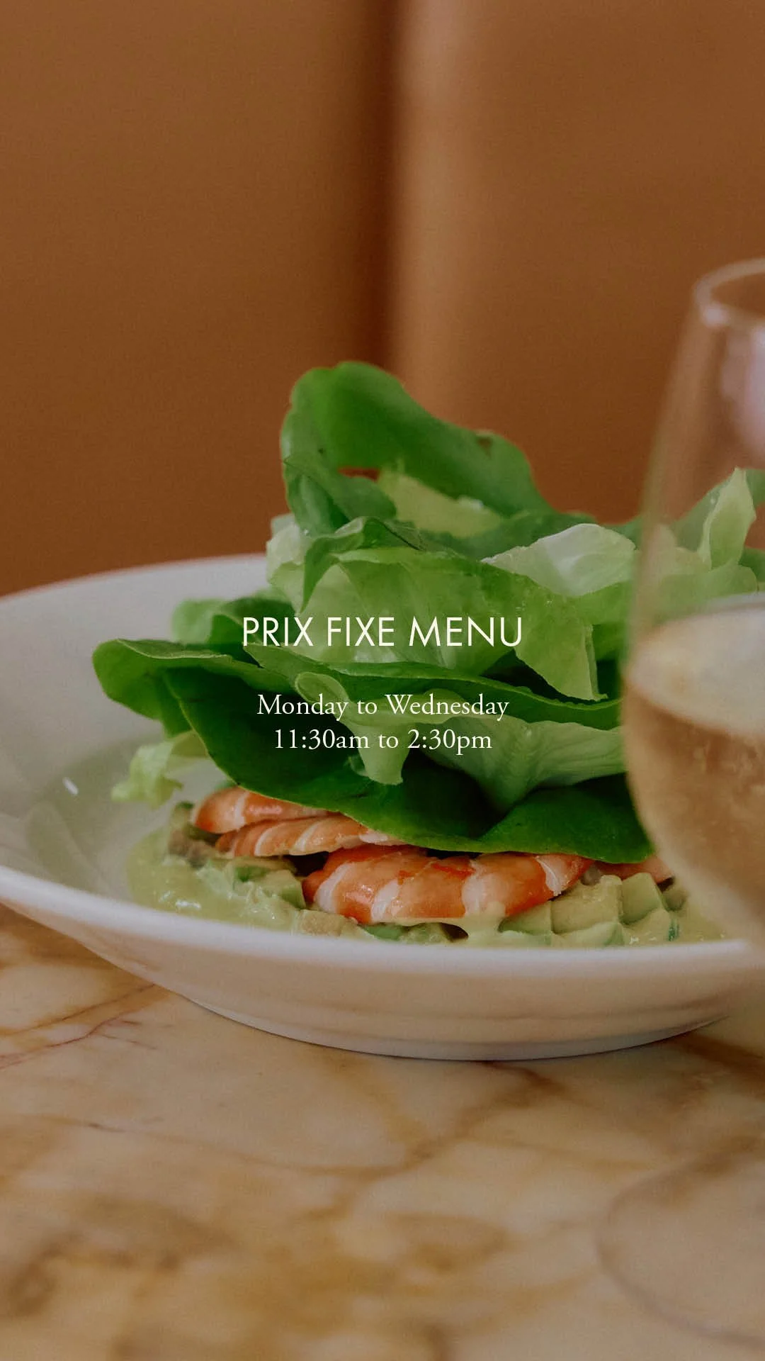 Prix Fixe Menu at The French Exit