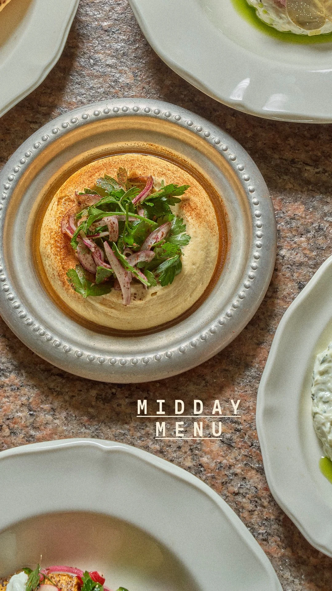 Midday Menu at Golden Avenue