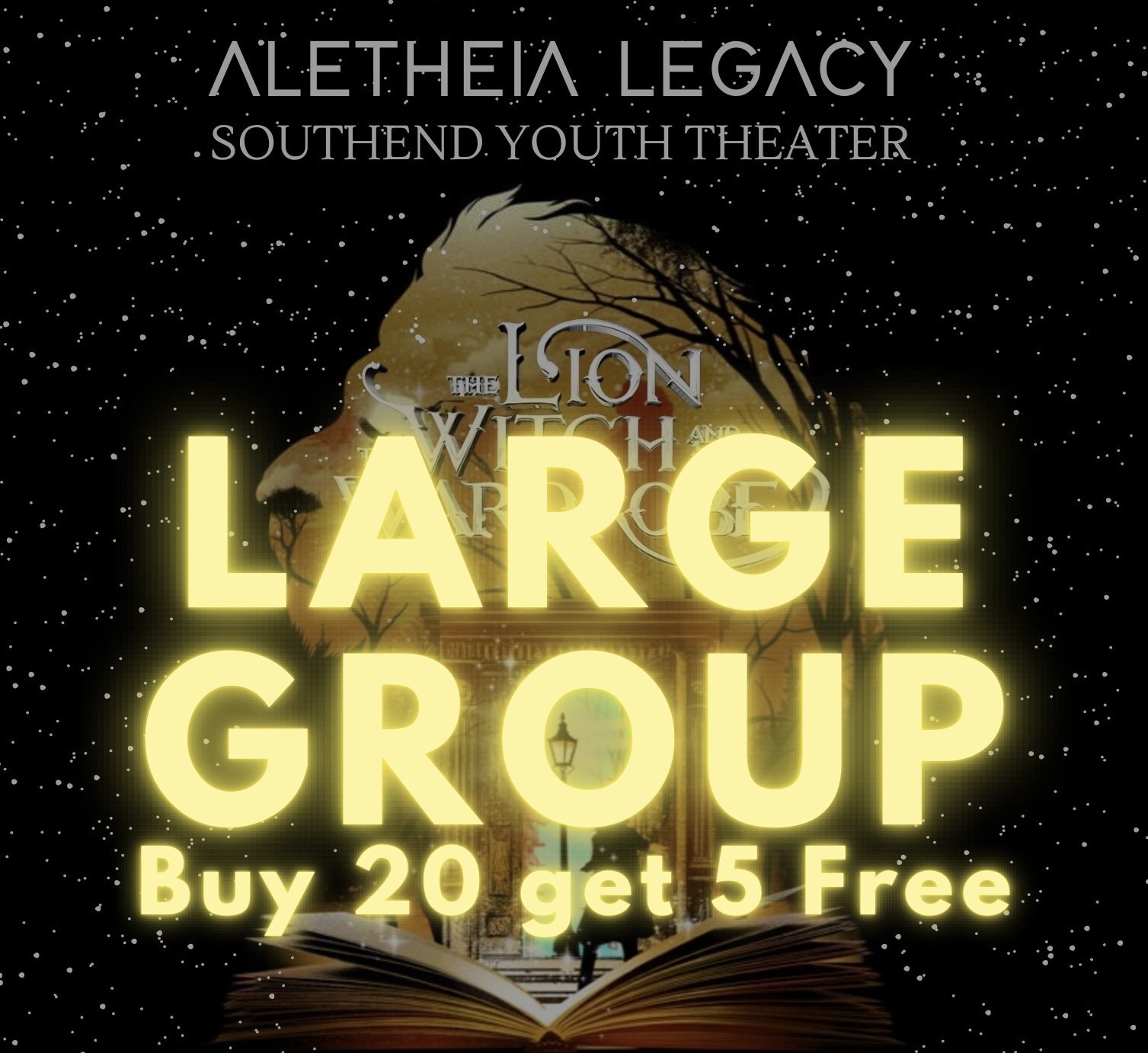 LARGE GROUP PRICE Southend Youth Theater: Narnia - The Lion, The Witch, & The Wardrobe