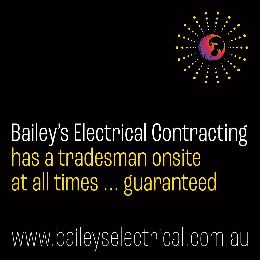 When you engage Bailey's Electrical Contracting one of our experienced tradesman will be on the ground at all times while we are working on your project. Guaranteed!
☀️ Request a Quote via link in bio
👉 @baileyselectricalcontracting 
⚡️ baileyselect