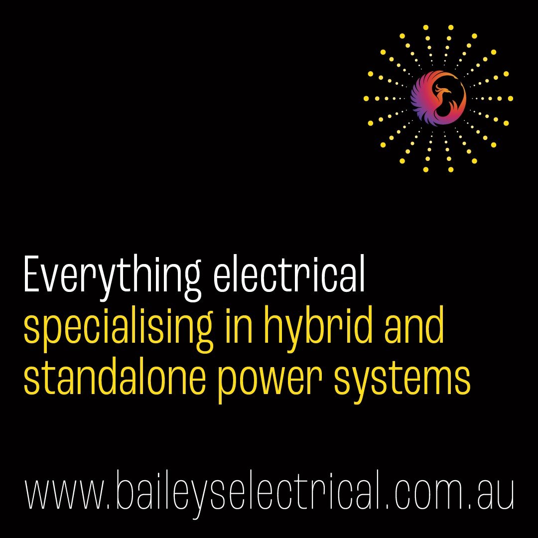 Bailey's Electrical Contracting has you covered for all your electrical needs. We specialise in hybrid and standalone power systems.
☀️ Request a Quote via link in bio
👉 @baileyselectricalcontracting
⚡️ baileyselectrical.com.au/quote
.
.
.
.
.
#sola