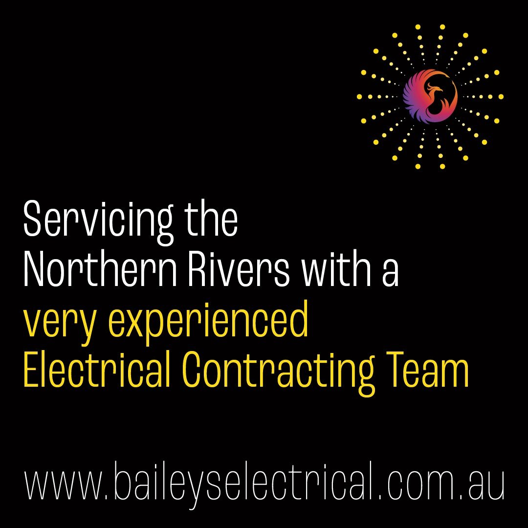 Servicing the Northern Rivers, Bailey's Electrical Contracting has a very experienced Electrical Contracting Team who are looking forward to bringing your next electrical project to life.

☀️ Request a Quote via link in bio
👉 @baileyselectricalcontr