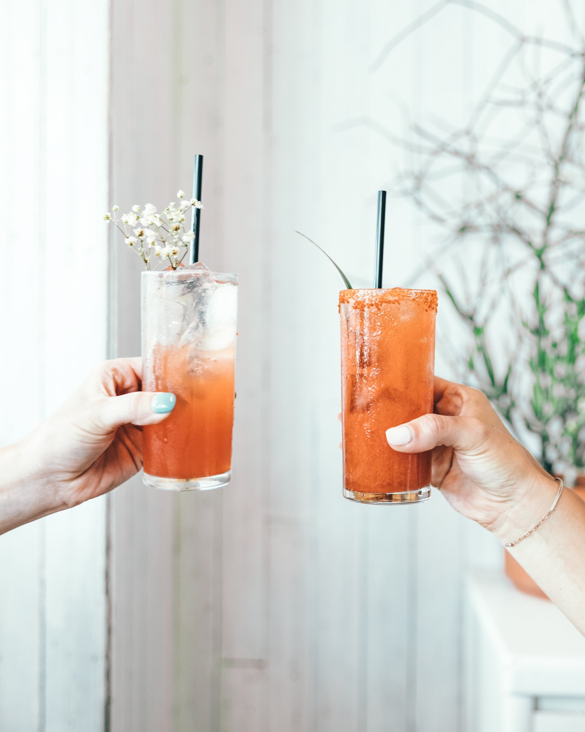 Cheers with top shelf drinks