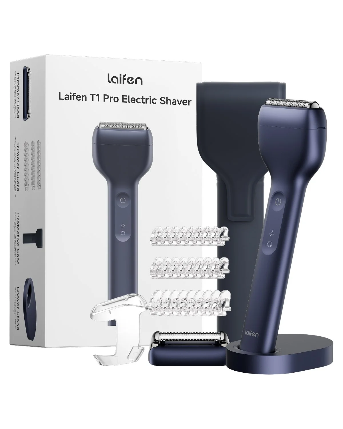 Laifen T1 Pro 1-Blade Electric Shaver – Royal Blue Collection