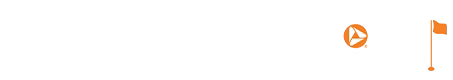 Text and logos related to a golf event or championship