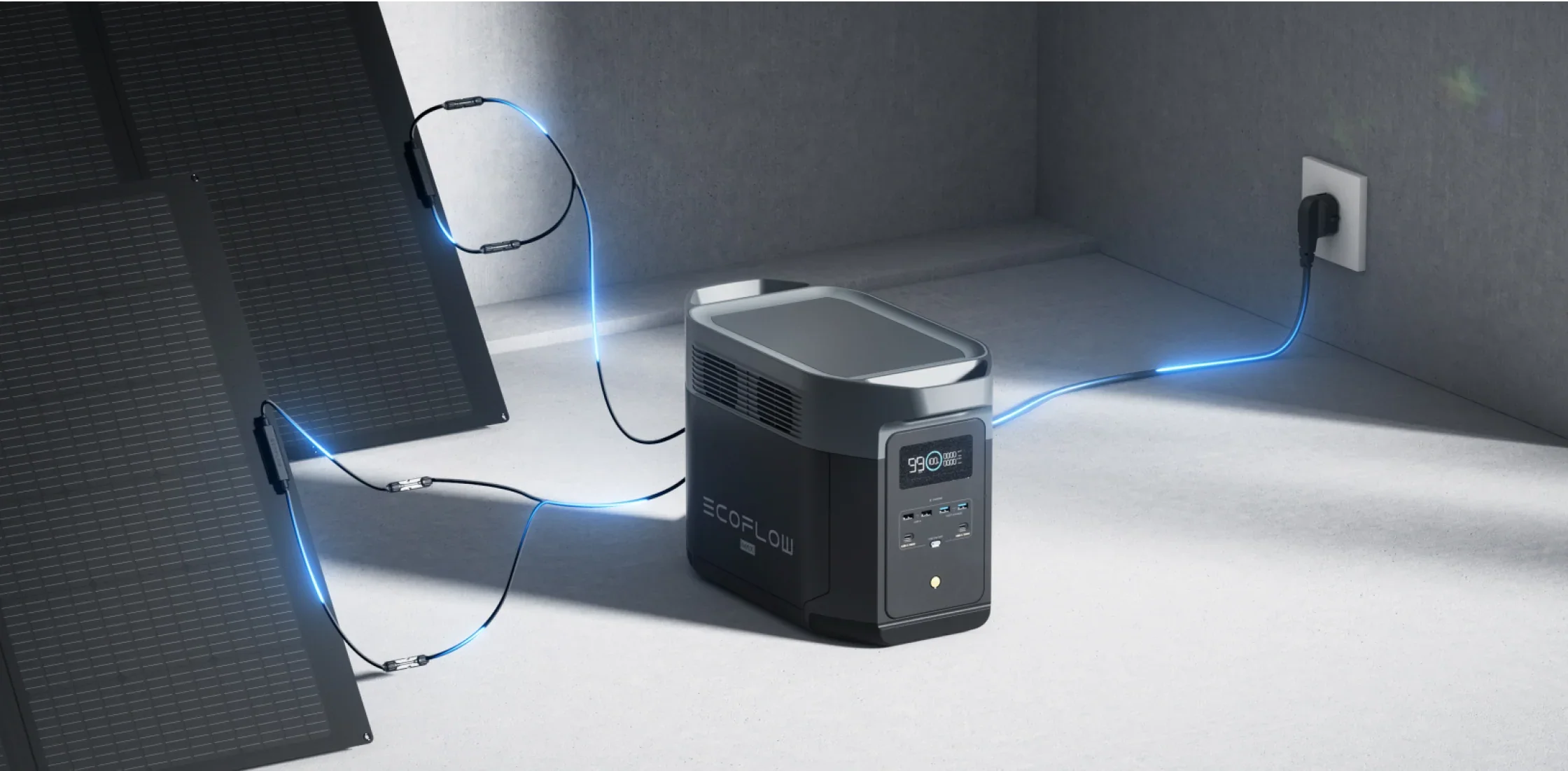 AC + Solar Dual Charging