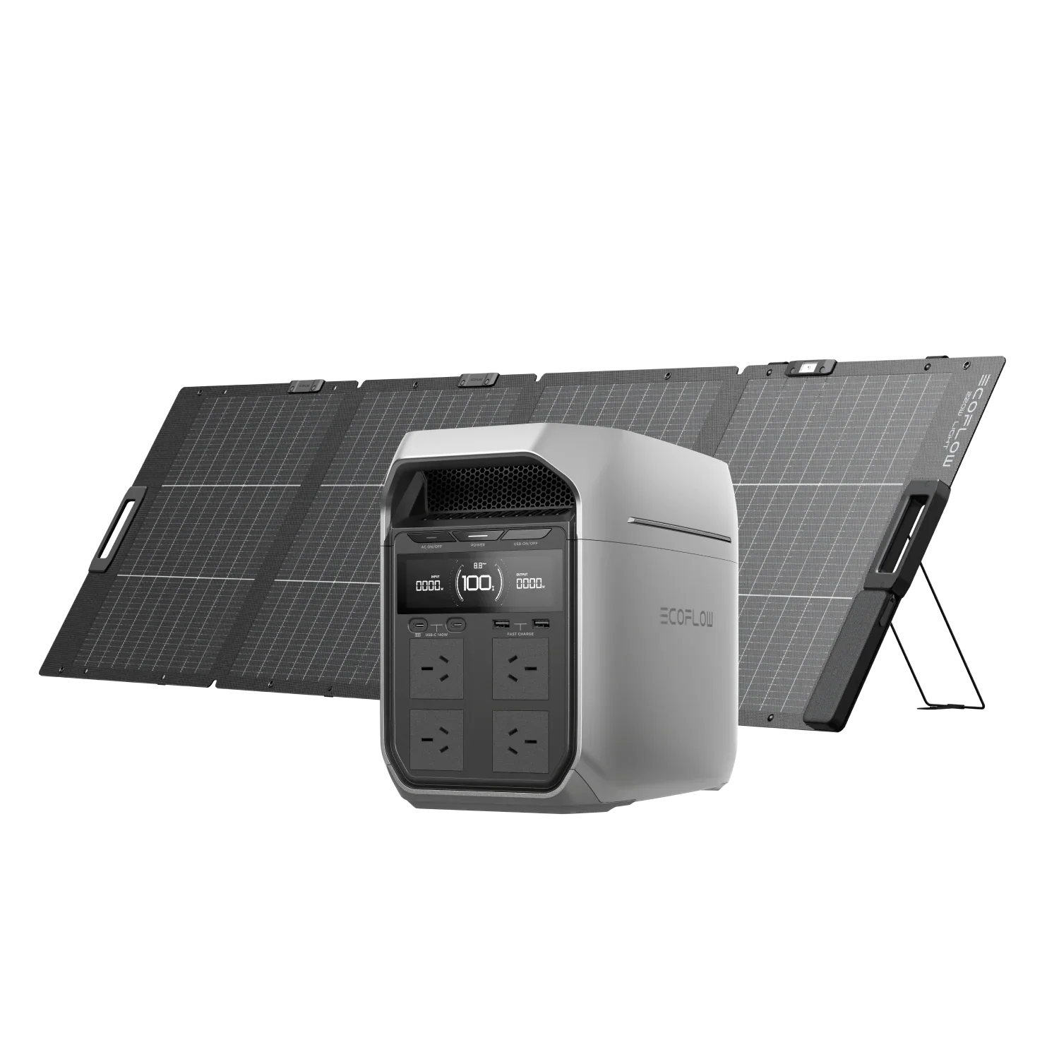 EcoFlow Delta 3 Plus Power Station with 1800W AC output & Built in 1024Wh (85Ah@12V) Battery