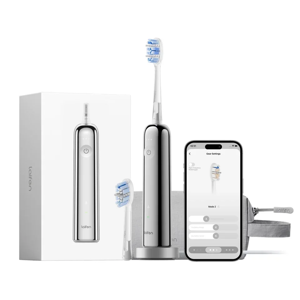 Laifen Wave Pro Electric Toothbrush – Stainless Steel