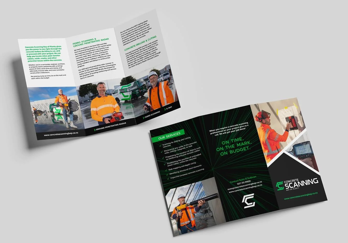 Concrete Scanning Bay of Plenty enables construction workers to see within concrete structures before deciding to cut, drill or proceed with a project. Their systems can identify and locate rebar, post-tension cables, voids, and cracks, helping you m