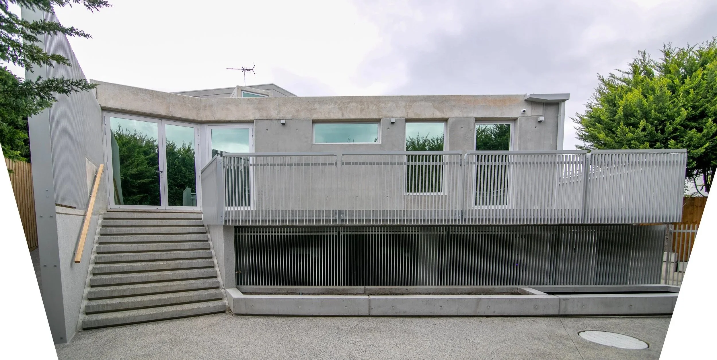 Modern two storey concrete house in Balwyn designed and built by COAD88 CONCRETE