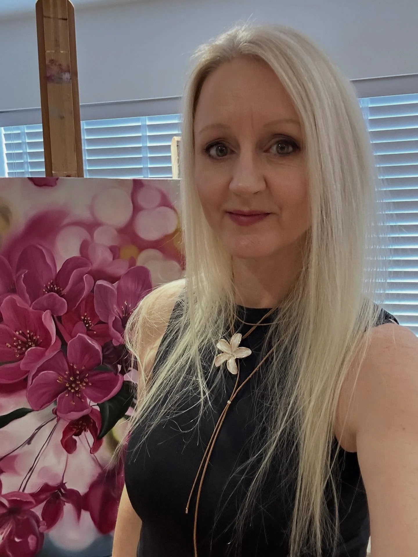 I cherish quiet moments, the kind that slow the heart rate and make you notice the beauty you might otherwise miss - aiming to capture that moment of pause in my paintings.

The dreamy bokeh, soft transitions, and suspended blooms invite you to step 