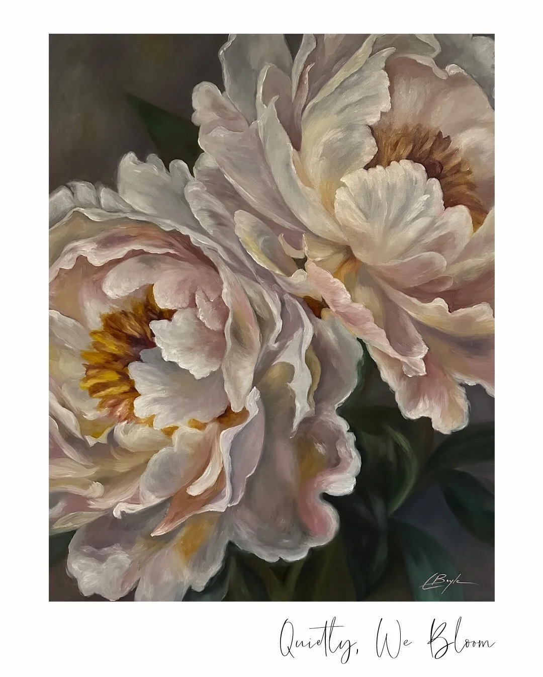 Personal growth that happens inwardly, without spectacle. 

As I begin the year I am turning my feelings of solace and comfort fully into my paintings, creating art that keeps me centred. 

In my new series titled &ldquo;Where We Soften&rdquo;, I&rsq