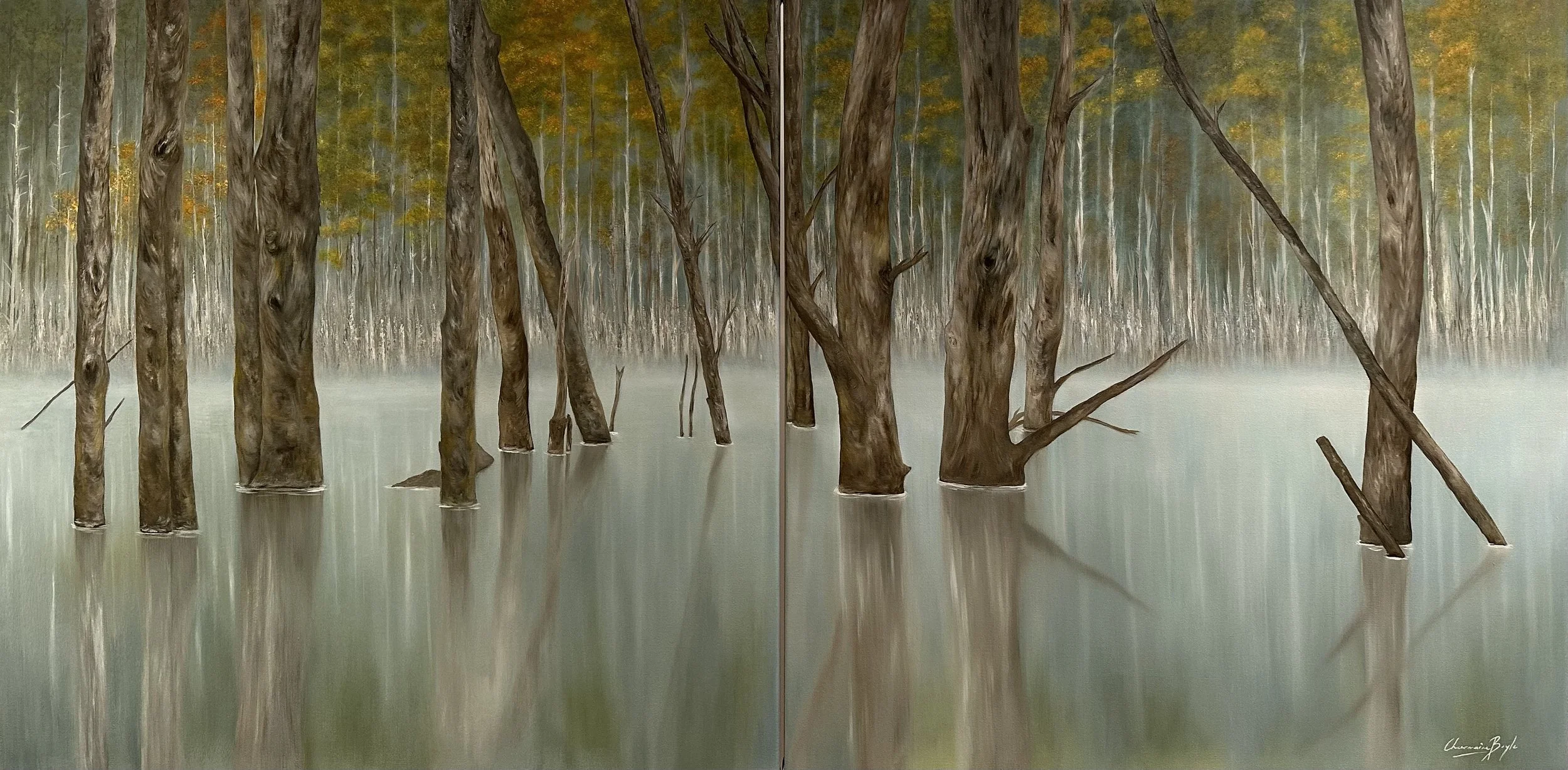 Lake of Serenity - Diptych - Oil on Canvas - 76 x 76cm each
SOLD