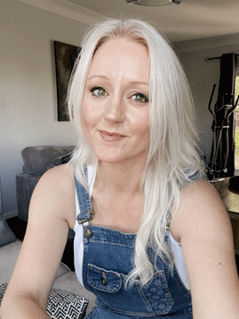 Photo of Charmaine Boyle as an artist at home