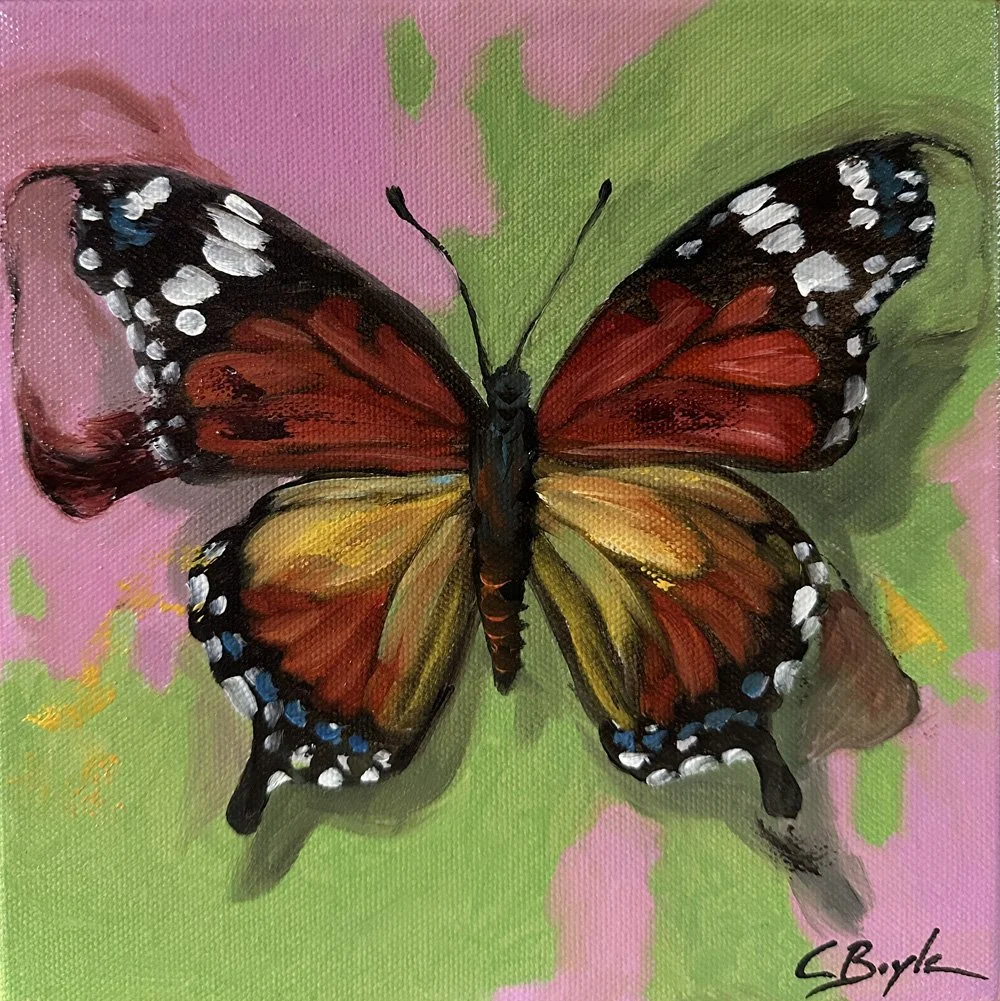 Joy of Colour - Oil on Canvas - 20 x 20cm 
£175 (Framed)