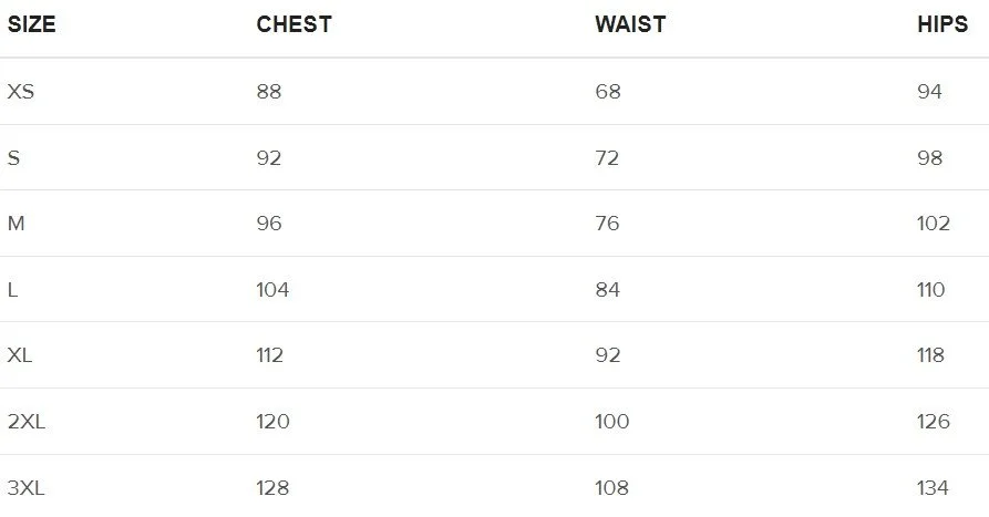 Women's Rash Guard Size Guide | Shop Confidently—Find Your Fit Today ...