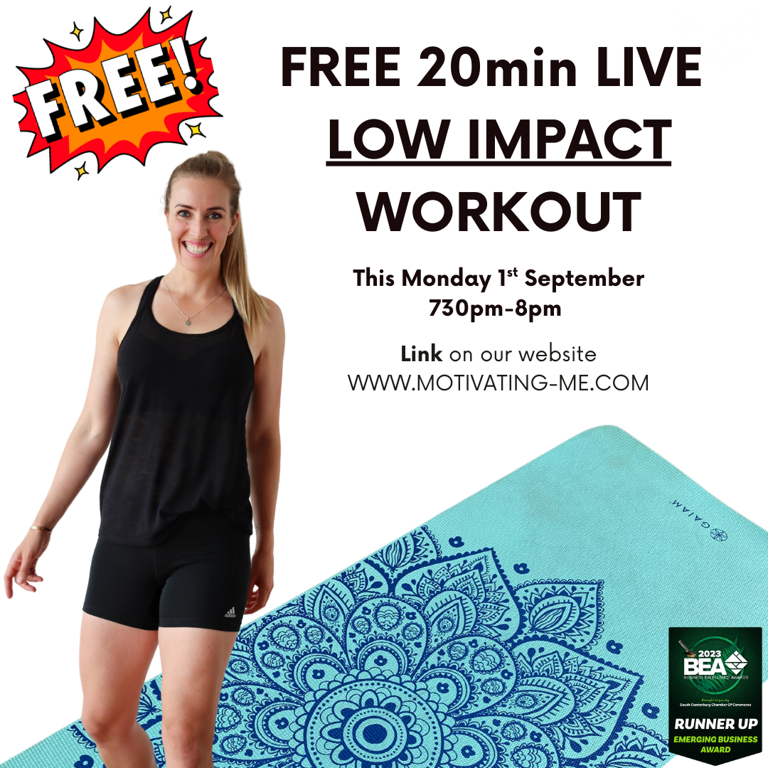 Free LOW-IMPACT 20min workout