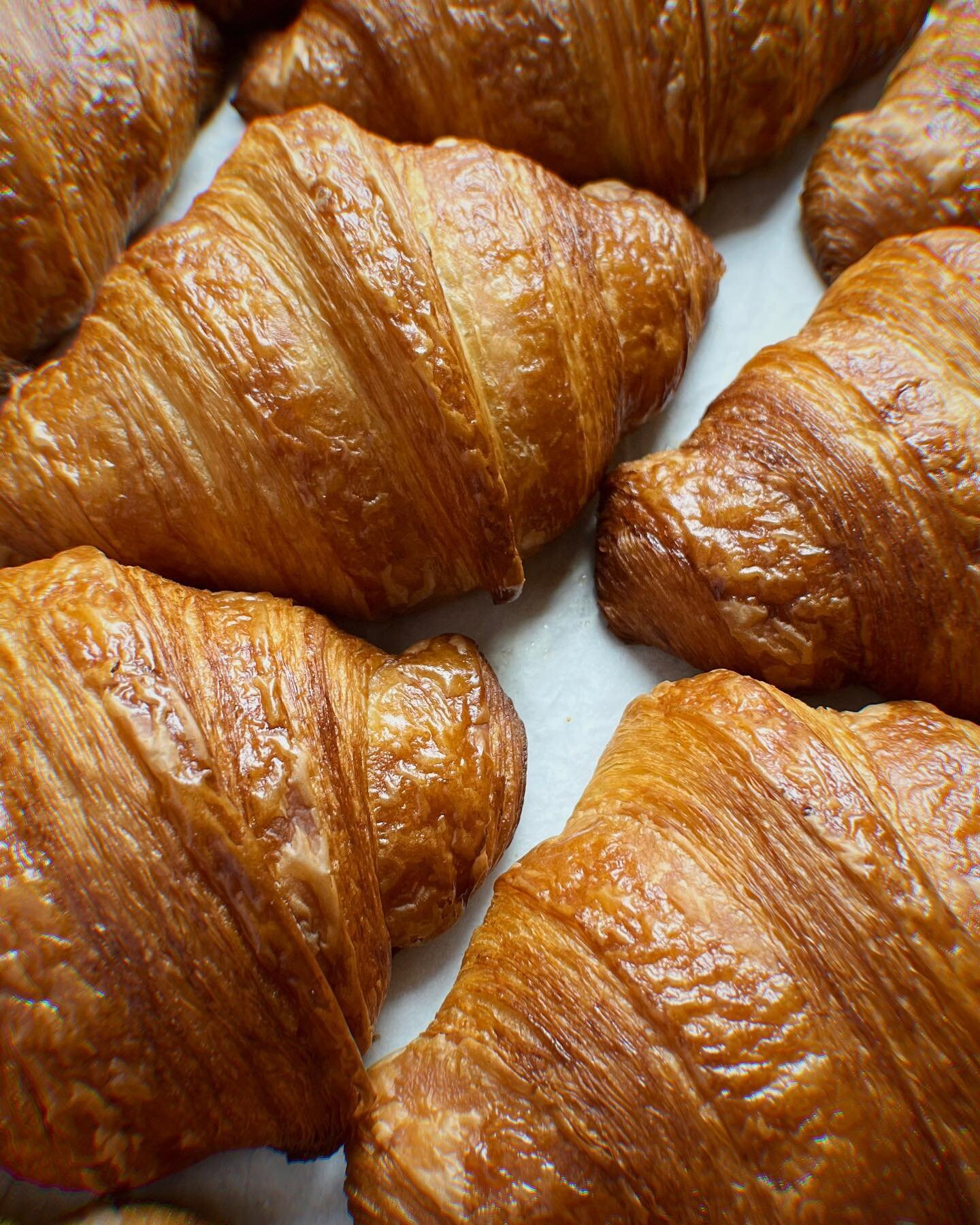 They are *just* croissants &hellip; 
but to us they mean a little bit more than that, to us they are a little piece of the support you all have shown us over the last 7 months 🥐 

When we opened we always knew that we wanted the core of our sweet co