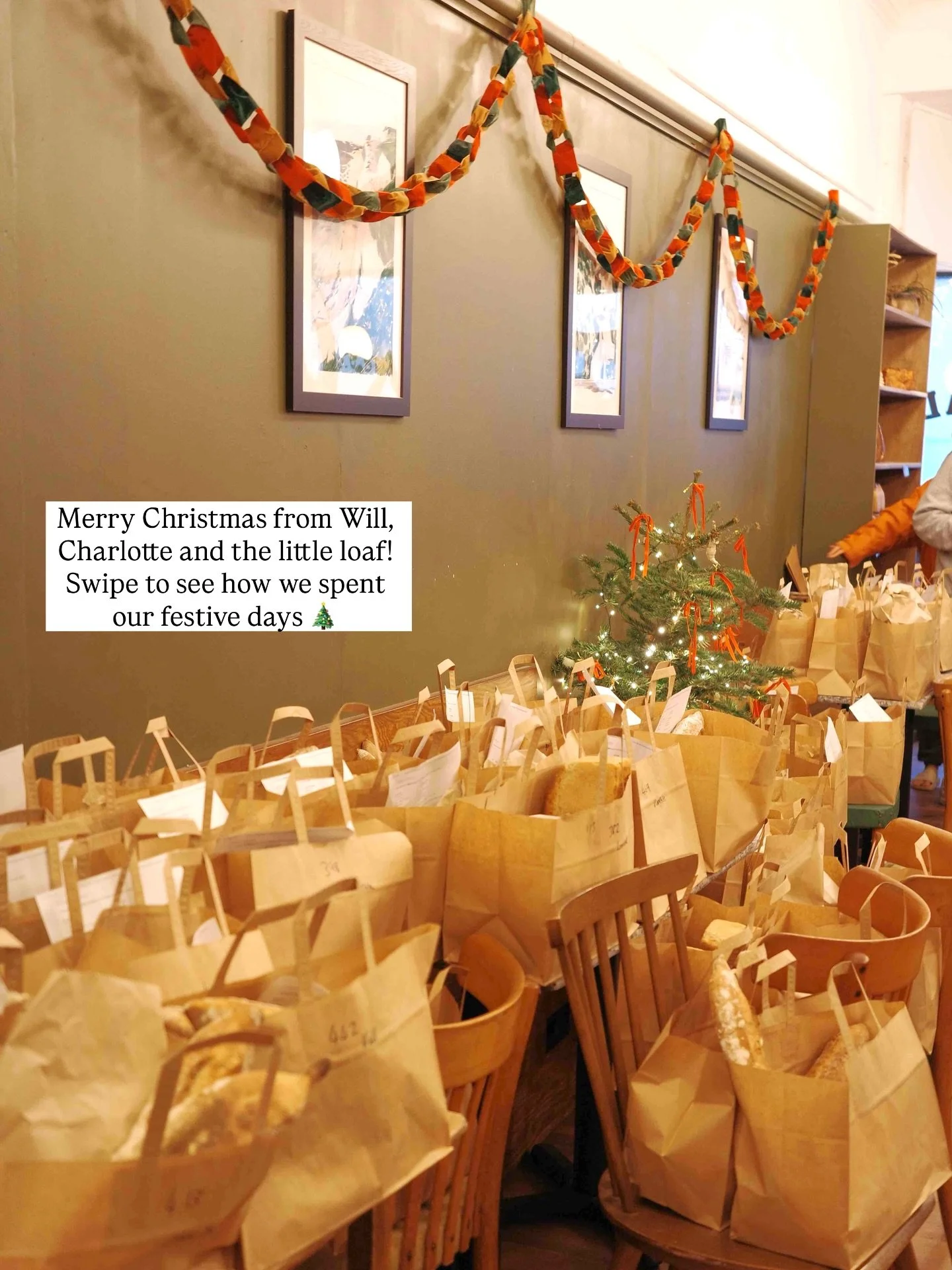 Merry Christmas from Will, Charlotte and the little loaf 🎄 

We&rsquo;ve had an amazing family Christmas, including one epic feast hosted at the bakery. When catering for 20 people it&rsquo;s important that you mix up the bubble and squeak in the Ho