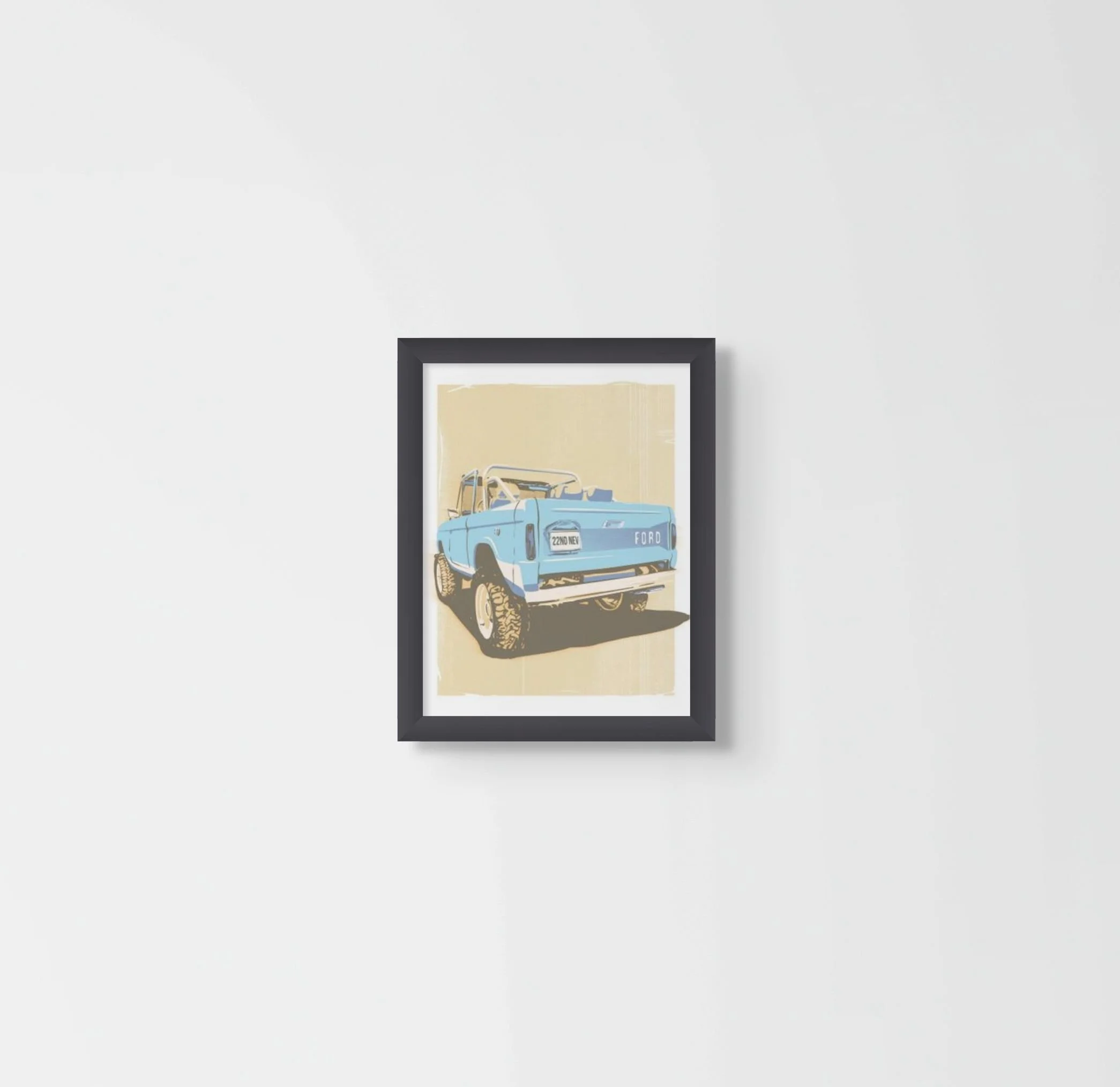 bronco 11x14 white frame-custom.jpg